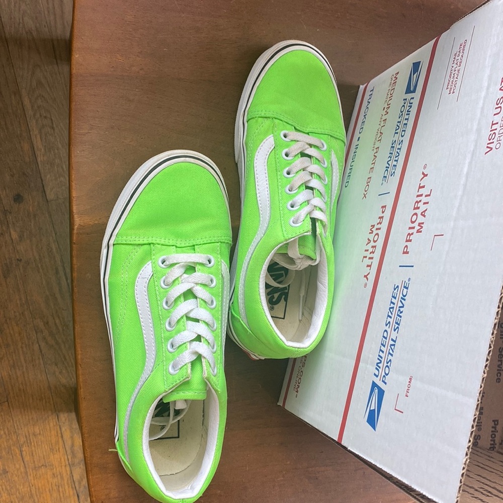Vans 5.5 Men's / 7.0 lime green